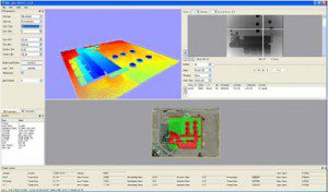 Screenshot of LIDAR data