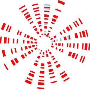 Radial plot of prime numbers